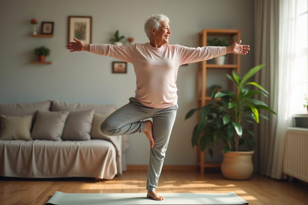 Exercice numéro un pour améliorer l’équilibre chez les seniors