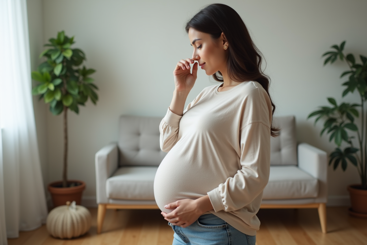 Prévention du gonflement du nez pendant la grossesse
