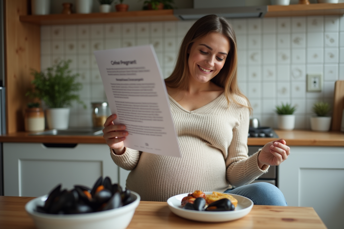 Femme enceinte et consommation de moules : ce qu’il faut savoir