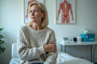 Femme d'âge moyen en consultation médicale