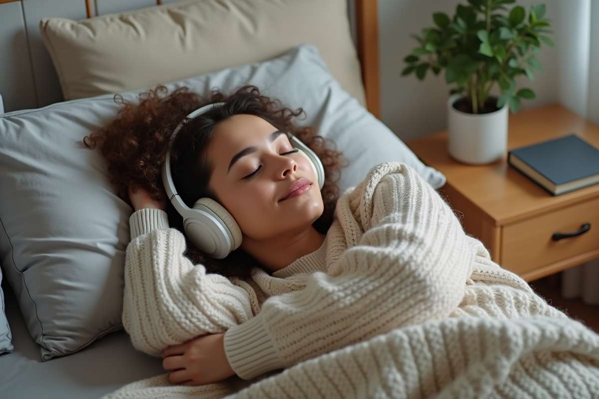 Avantages de s’endormir avec un bruit de fond et son impact sur le sommeil