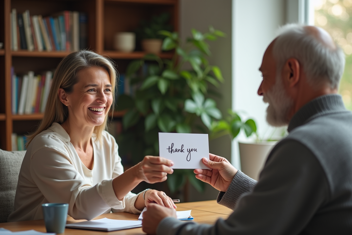Remerciement à un thérapeute : Les meilleures façons de montrer votre gratitude
